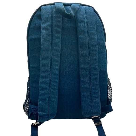 Walt Disney Pride Collection Love Denim Backpack Mickey Mouse Rainbow Disneyland - Picture 2 of 15